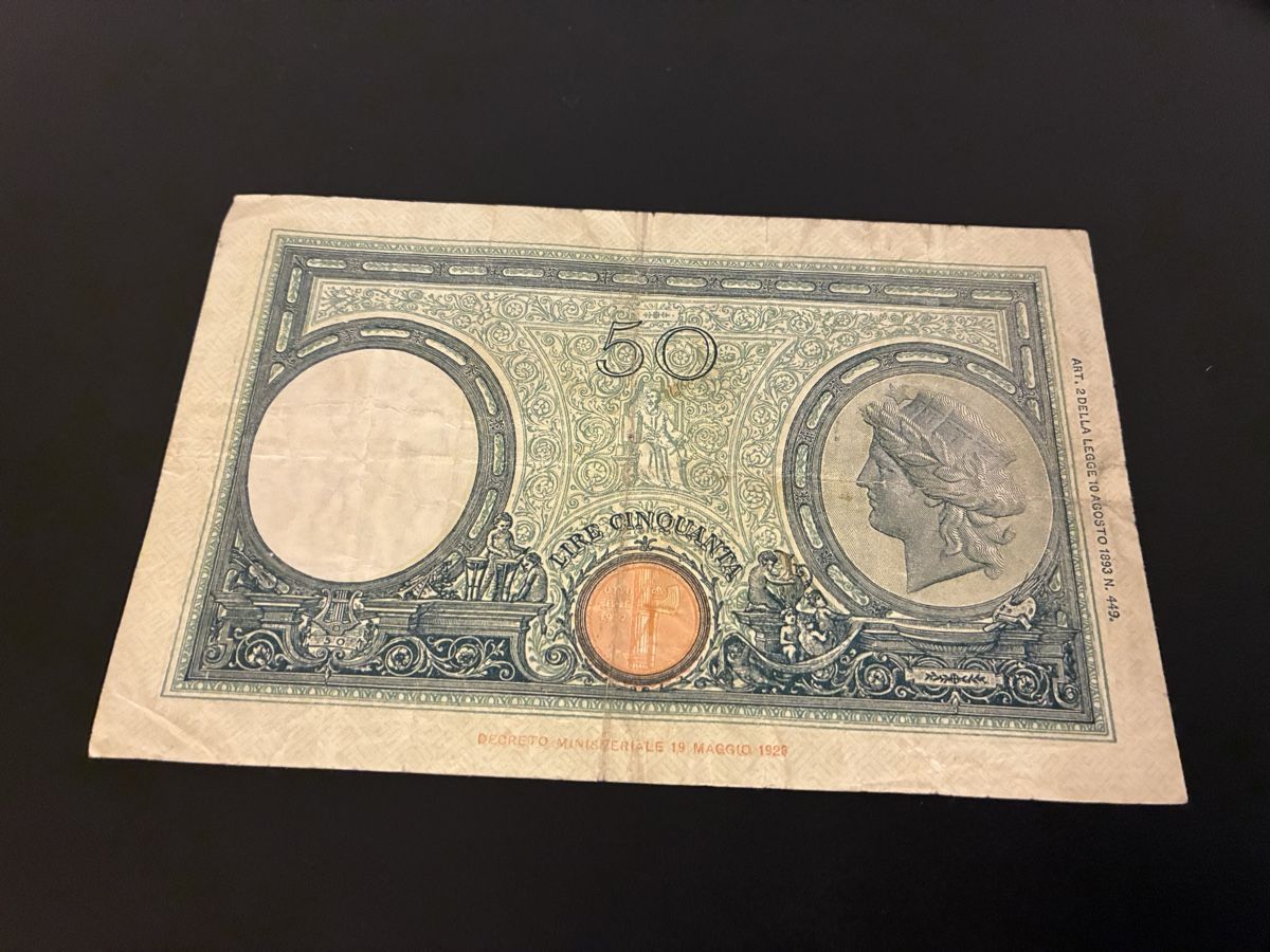 Billets de banque: 50 Lire 1943 – D'occasion à Dällikon par Woldbanknoten 2