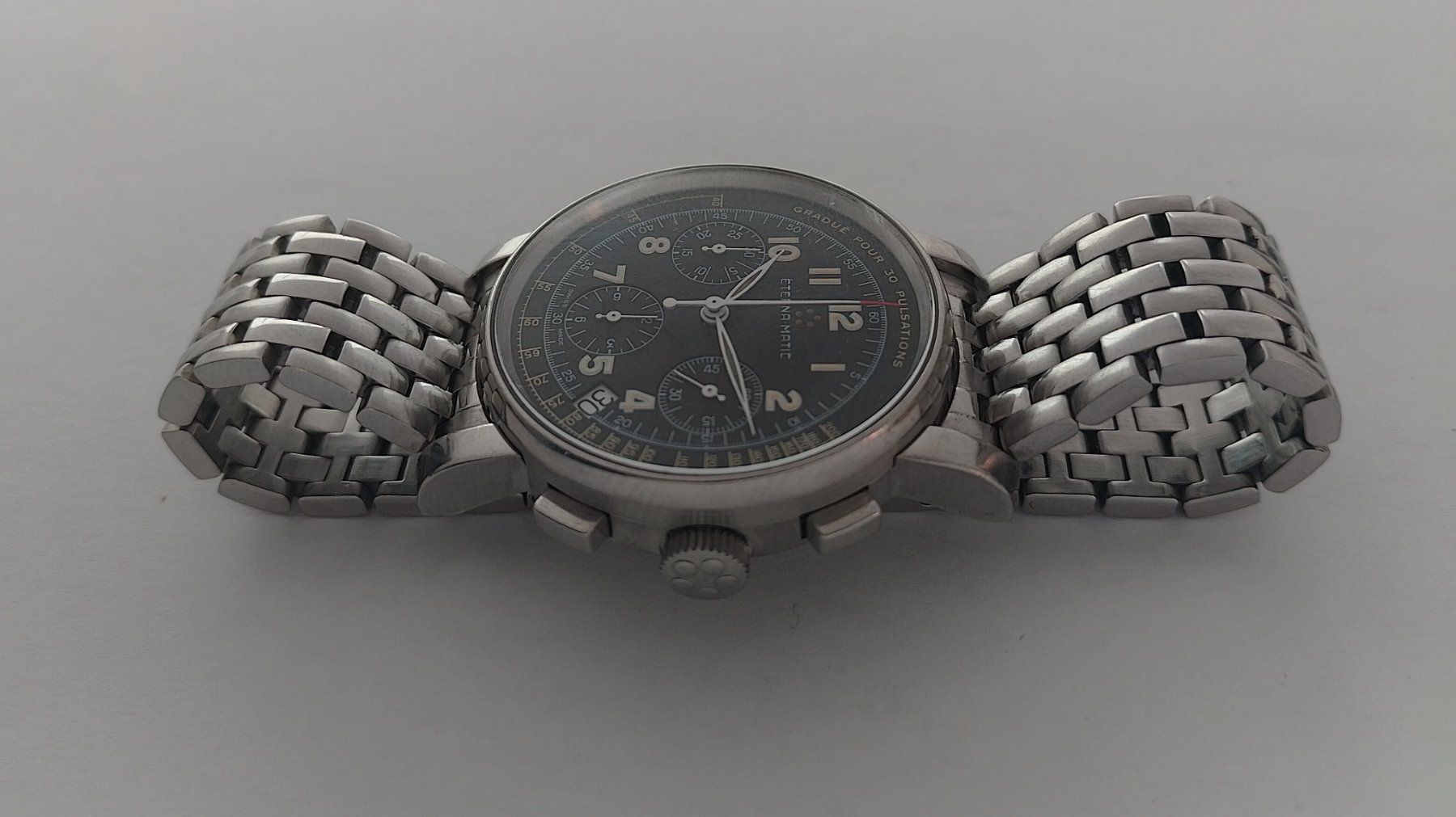 Eterna Orologi: Eterna-Matic Pulsometer Chronograph – Seltene "de Sede" Edit – Usato da Basel venduto da Givens_Watches 2
