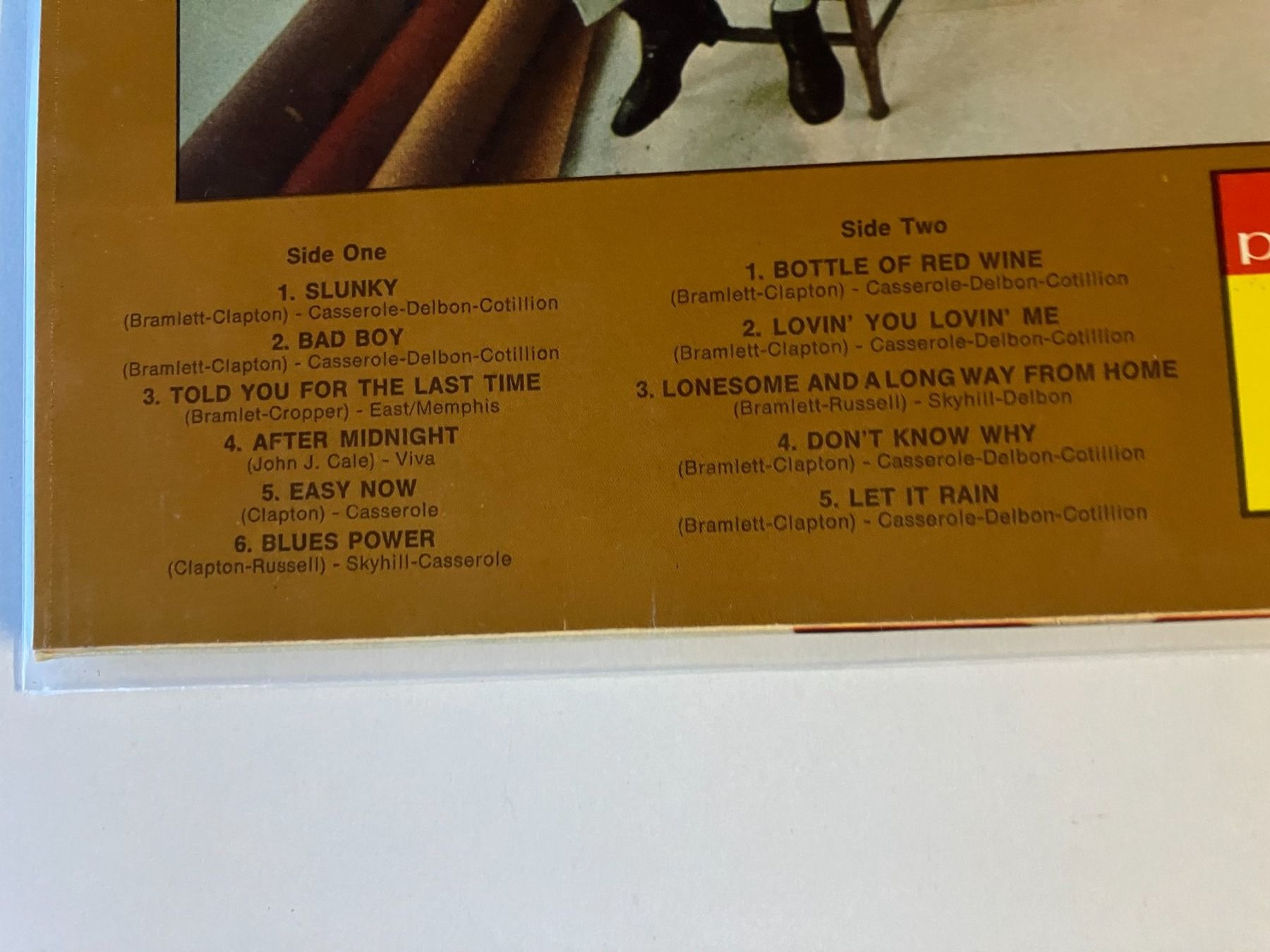 Dischi in vinile: Eric Clapton – Usato da Aarwangen venduto da Jukebox3 5