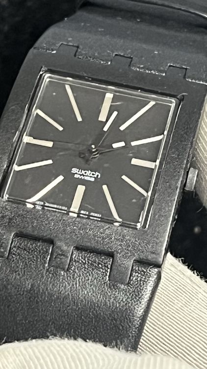 Swatch Montres: Schwarze Swatch Uhr, Vintage, Top Zustand – D'occasion à Grenchen par chththl 5