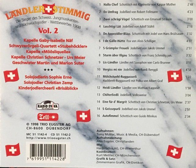 CDs: Ländler-Stimmig - Vol. 2 – Gebraucht aus Grüningen von azulmarron 1