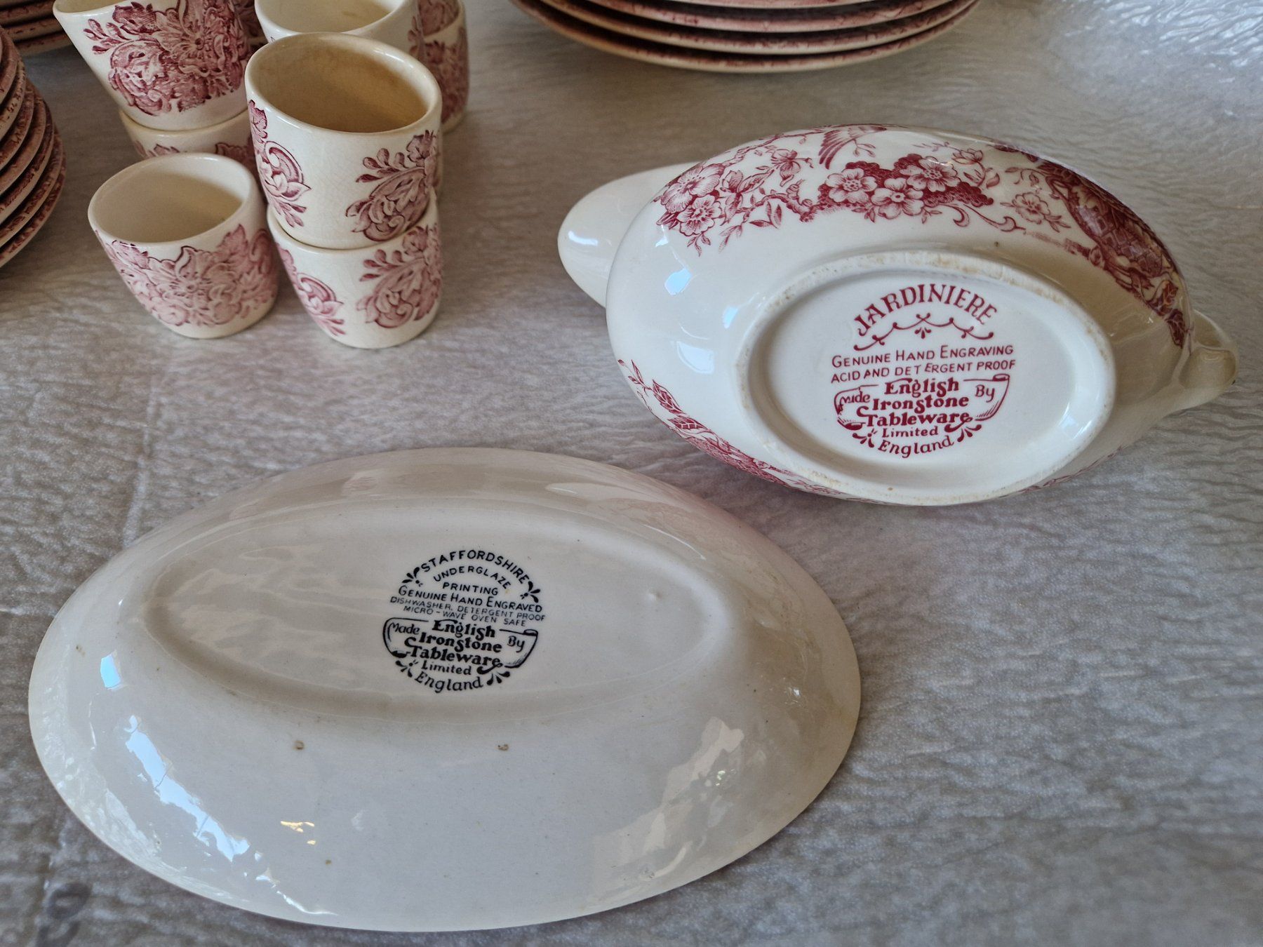 Teller: Englisches Porzellan Teller Set – Gebraucht aus Wädenswil von verebe 3