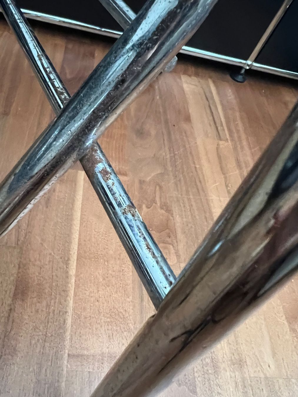 Hocker: Tritthocker Vintage Rot – Gebraucht aus Jona von Sariksa 6