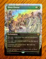 Borderless Foil Elven Chorus The Hobbit NM