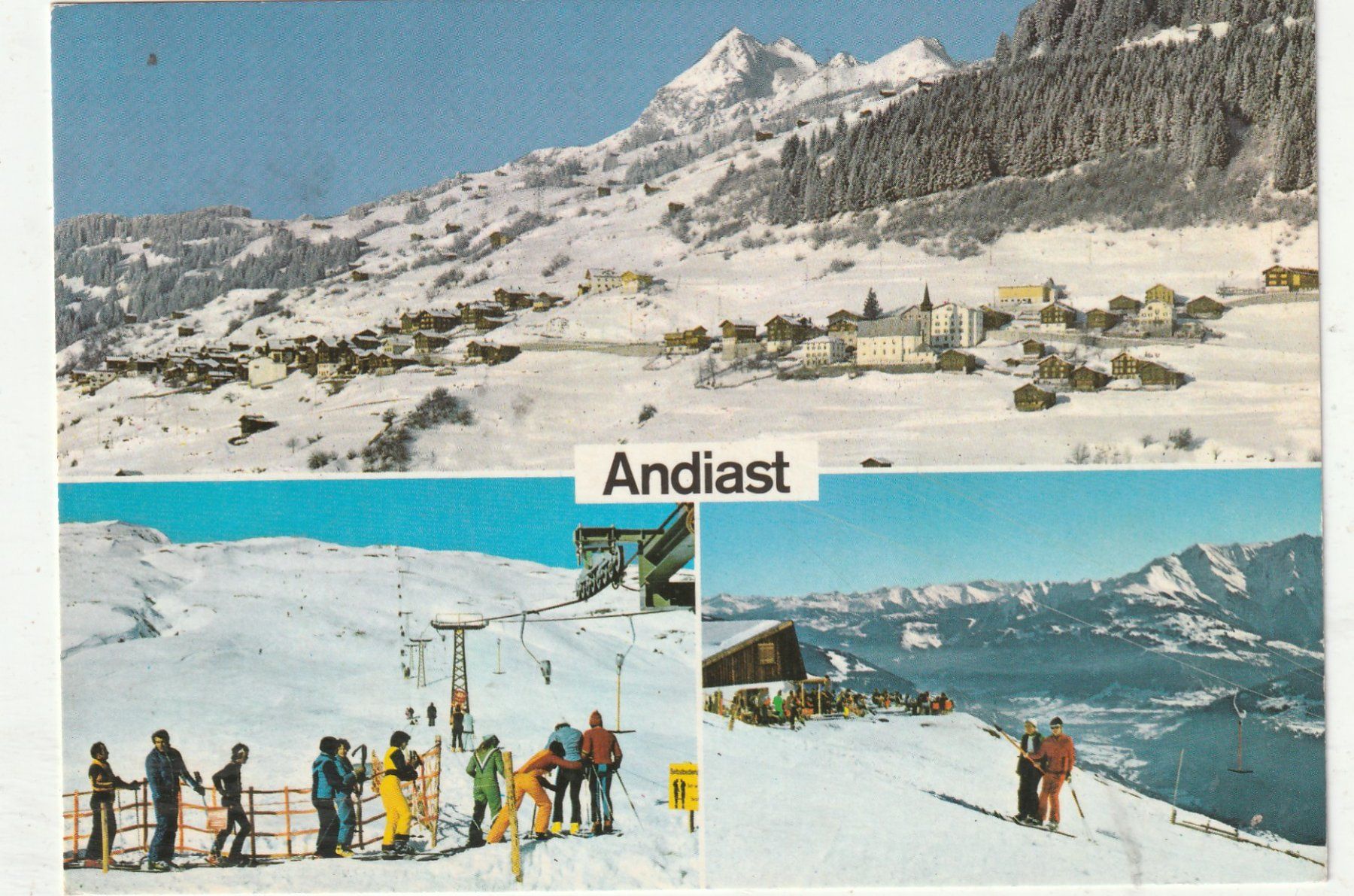 Cartes postales: Andiast Skibetrieb MBK – D'occasion à Lumbrein par made02