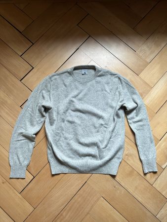 UOMINITALIANI - Wollpullover hellgrau S