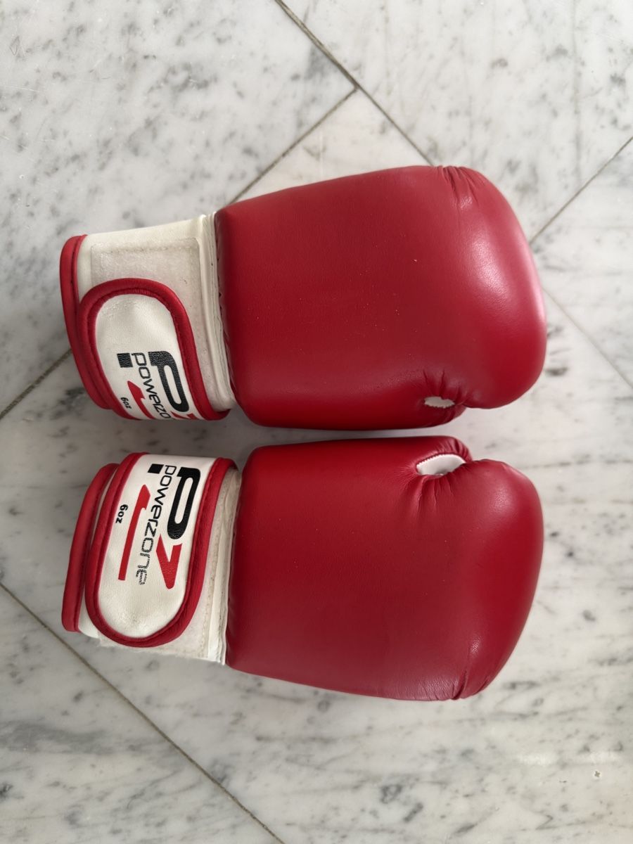 Powerzone Sacchi da boxe: Roter Boxsack Powerzone mit Handschuhen, Gr. S / M – Usato da Seewen SO venduto da HappyHappyHappy 2