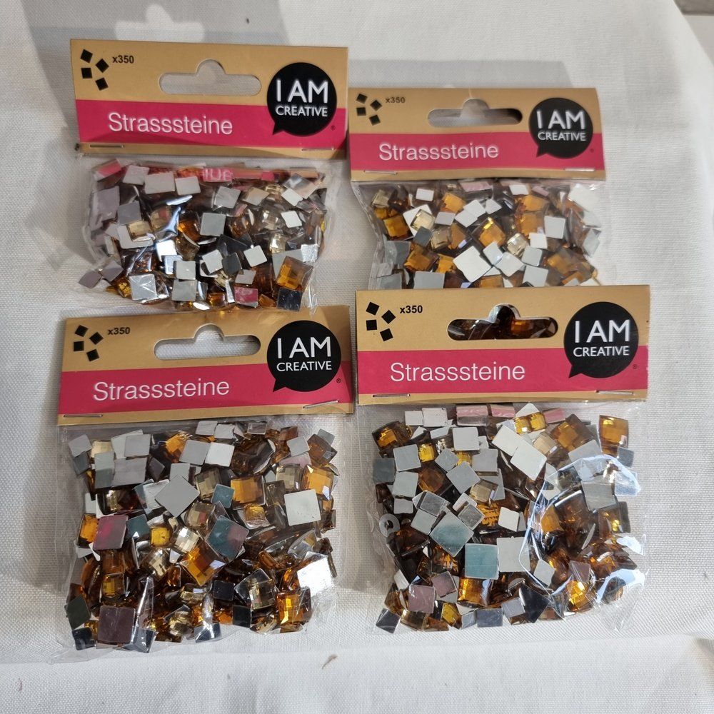 Kit bricolage: 4 Pack Creative Strasssteine, Basteln, Deko, DIV, Orig. Verp – Nuovo e nell'imballaggio originale da Rupperswil venduto da moni_2024