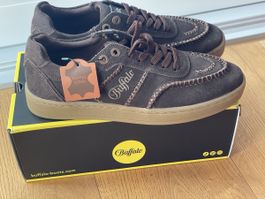 Buffalo Sneaker aus echtem Leder braun Grösse 39 neu