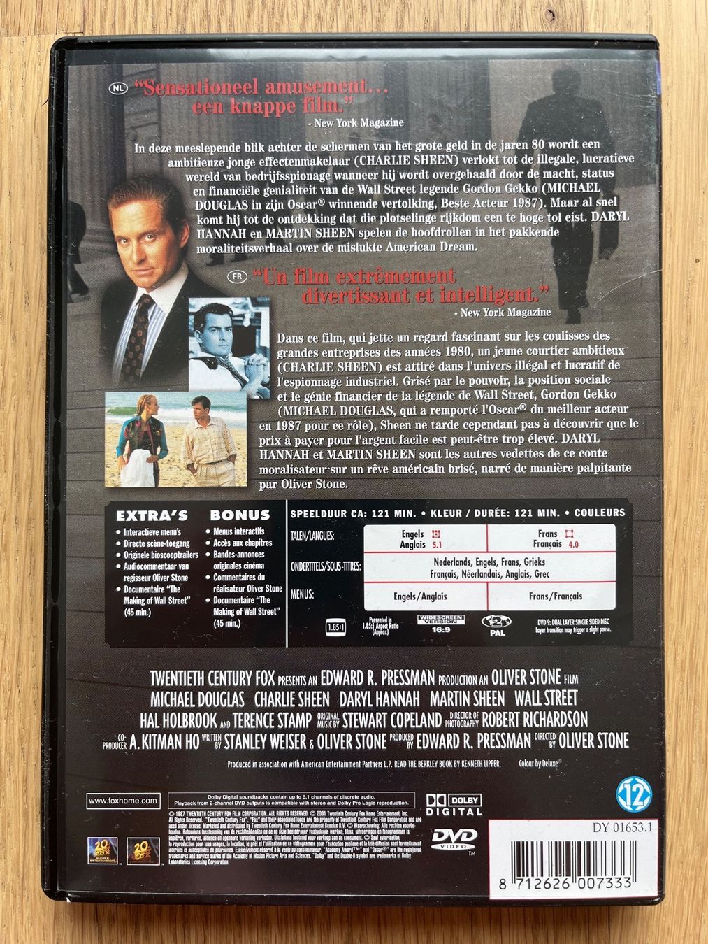 Tutti i DVDs: DVD Wall Street – Usato da Worb venduto da Titine79 1