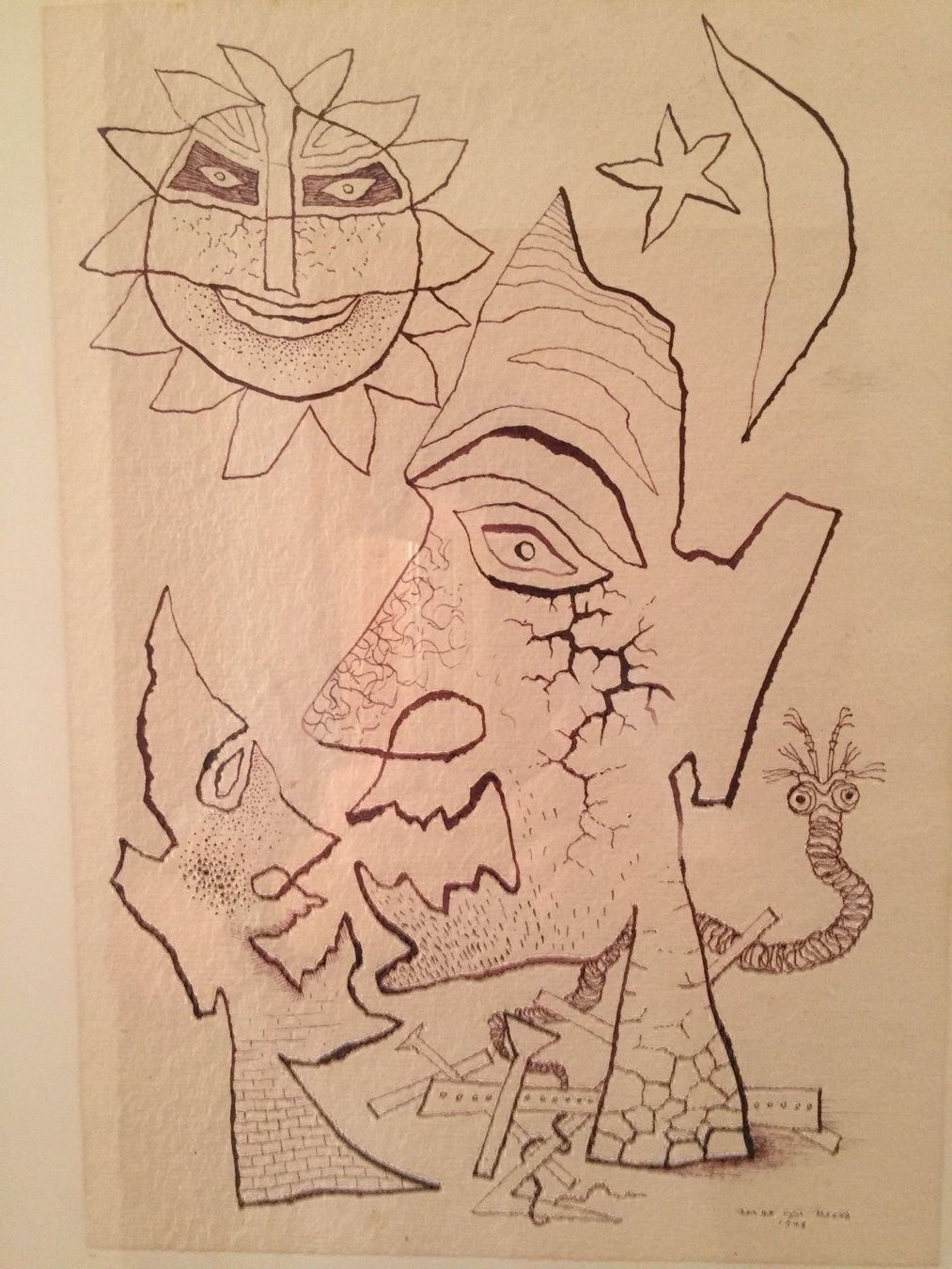 Dipinti: Max von Moos, signiert und datiert, 1943 – Usato da Einsiedeln venduto da artgallery59 4