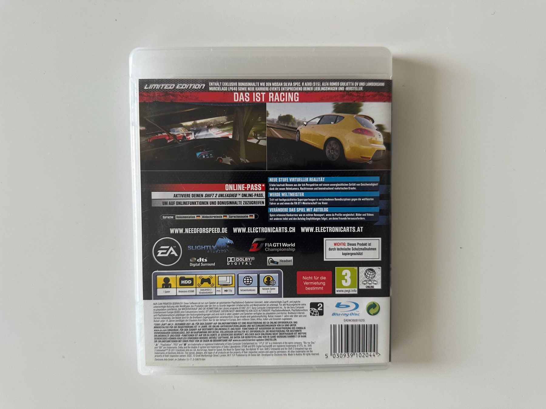 Sony Giochi: Shift 2 Unleashed, Sony Playstation 3, PS3 – Usato da Couvet venduto da nay_prh5 2