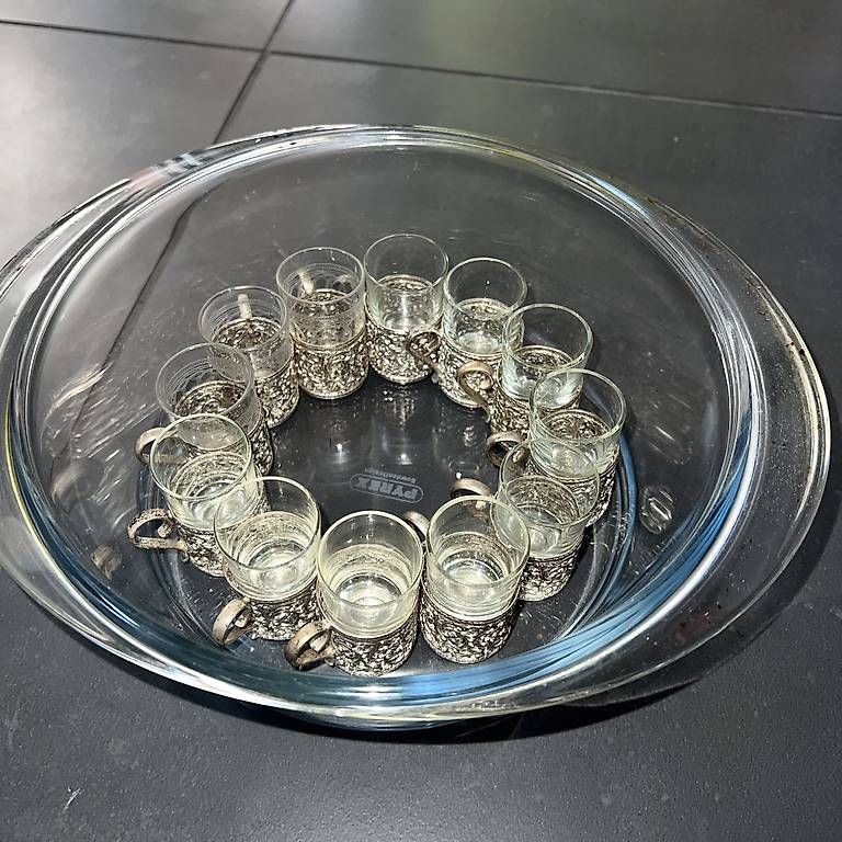 Gläser: Set 12 Bicchierini in metallo vintage – Gebraucht aus Minusio von son_mrf5 1