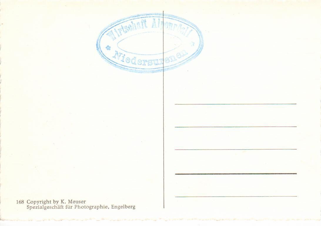 Cartoline postali: Surenental - Engelberg – Usato da Wolhusen venduto da Curver9 1