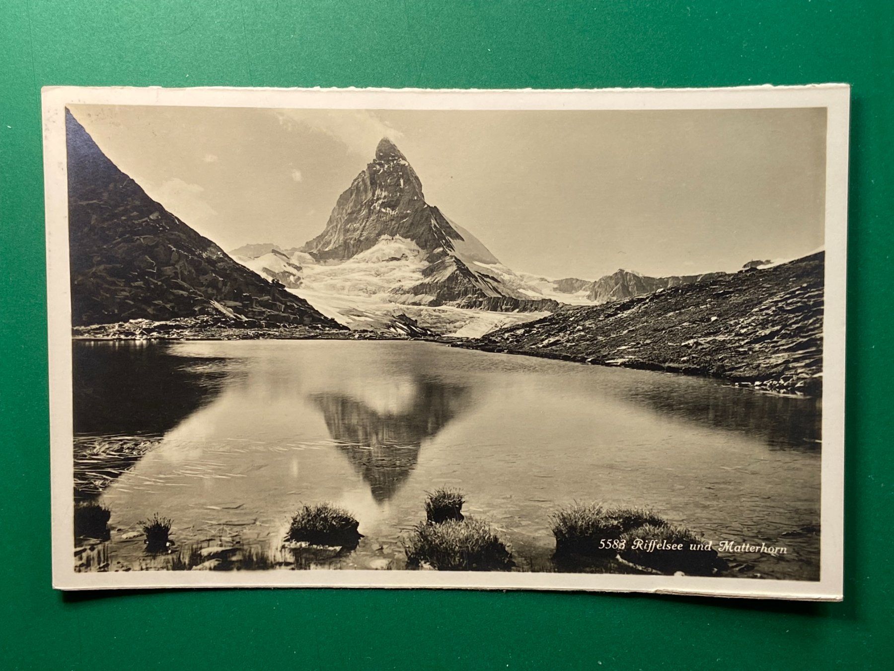 Cartoline postali: Riffelsee und Matterhorn – Usato da Steg VS venduto da danwer74
