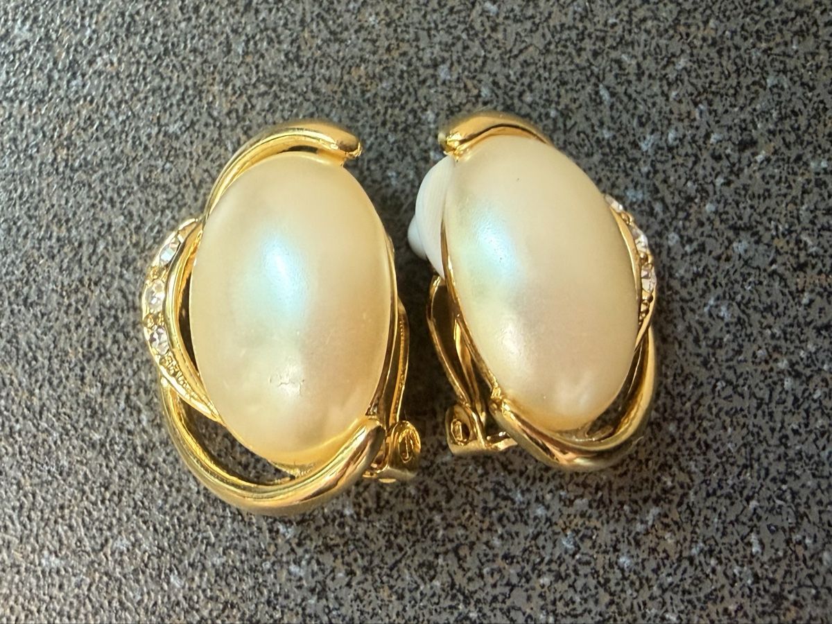 Orecchini pendenti & Orecchini a lobo: Vintage Ohrringe Clips Luxus Modeschmuck   – Usato da Lamone venduto da LaCantinaMagica 5