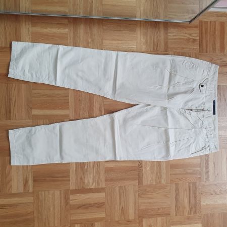 Pantalon dame taille L crème