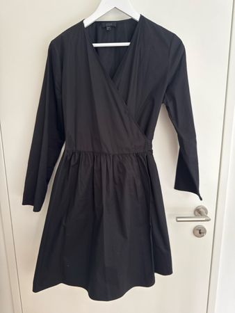COS Wrap Dress Black Size EUR 38 V-Neck