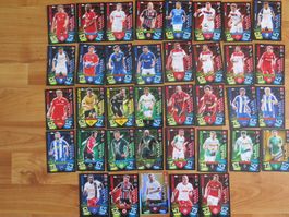 Fussball Sammelkarten Bundesliga 2021/22 Konvolut 32 Stück
