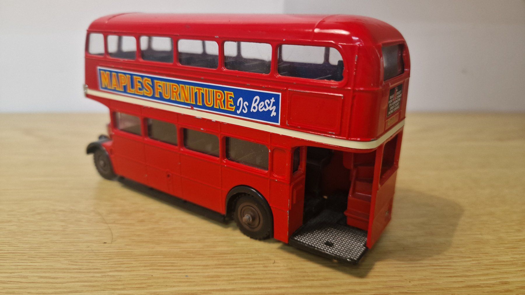 Solido Voitures modèles: Modellauto 1/50, AEC Double Decker, rot – D'occasion à Weisslingen par and-lo73 2
