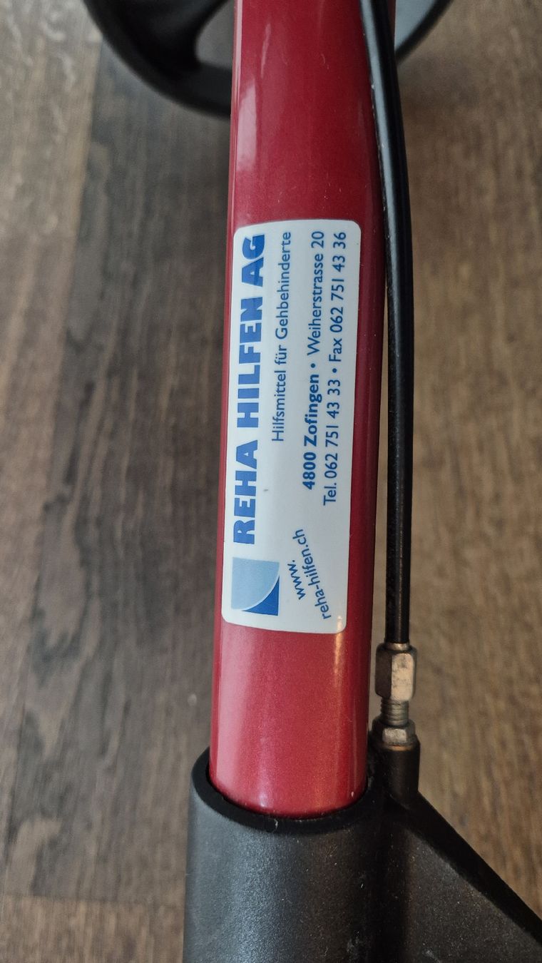Ausili per la deambulazione: Rollator Rehasense Router Leichtgewichtrollator – Usato da Bottmingen venduto da csc11 2