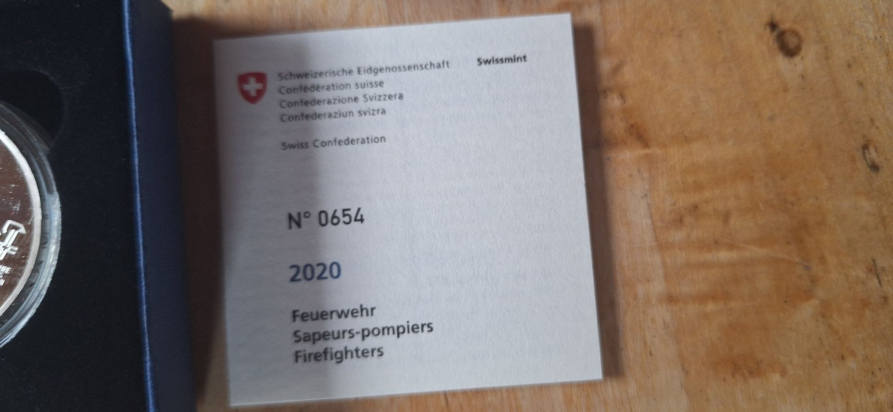 Alle Münzen: Pièce commémorative Sapeurs-pompiers 2020. – Neu und originalverpackt aus Le Sentier von Loorenz 2