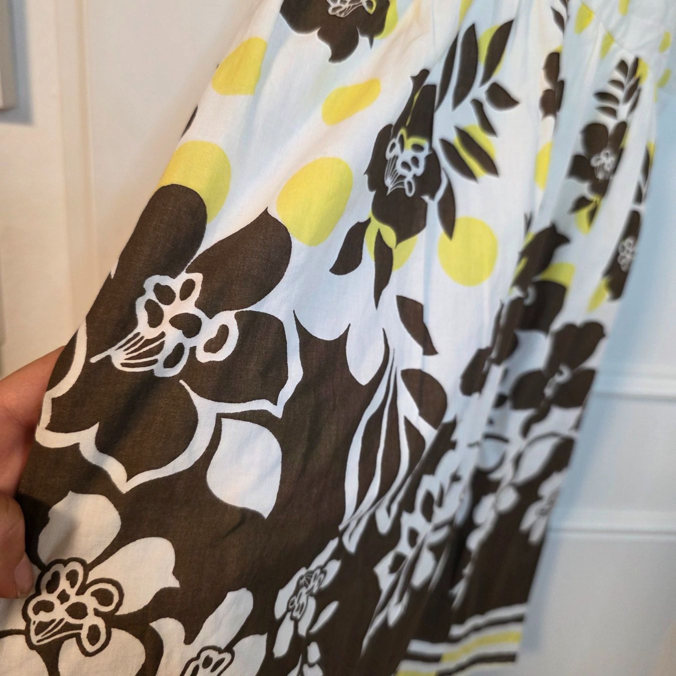 Vestiti: Vintage Kleid S/M Baumwolle Blumenmuster – Usato da Wald ZH venduto da CapLux 3
