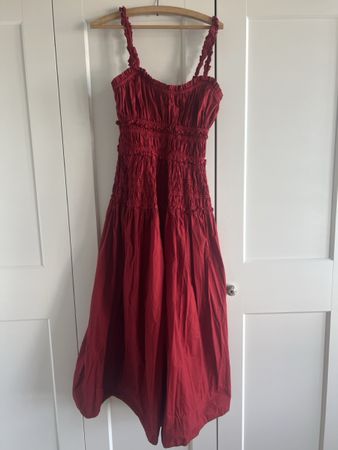 Kleid von Dôen, rot Grösse M 100% Baumwolle guter Zustand