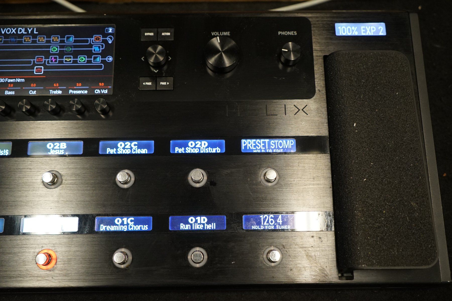 Line 6 Strumenti musicali: Line6 Helix Guitar Processor Multieffektgerät für E-Gitarre – Usato da Ortschwaben venduto da Musictrade 3
