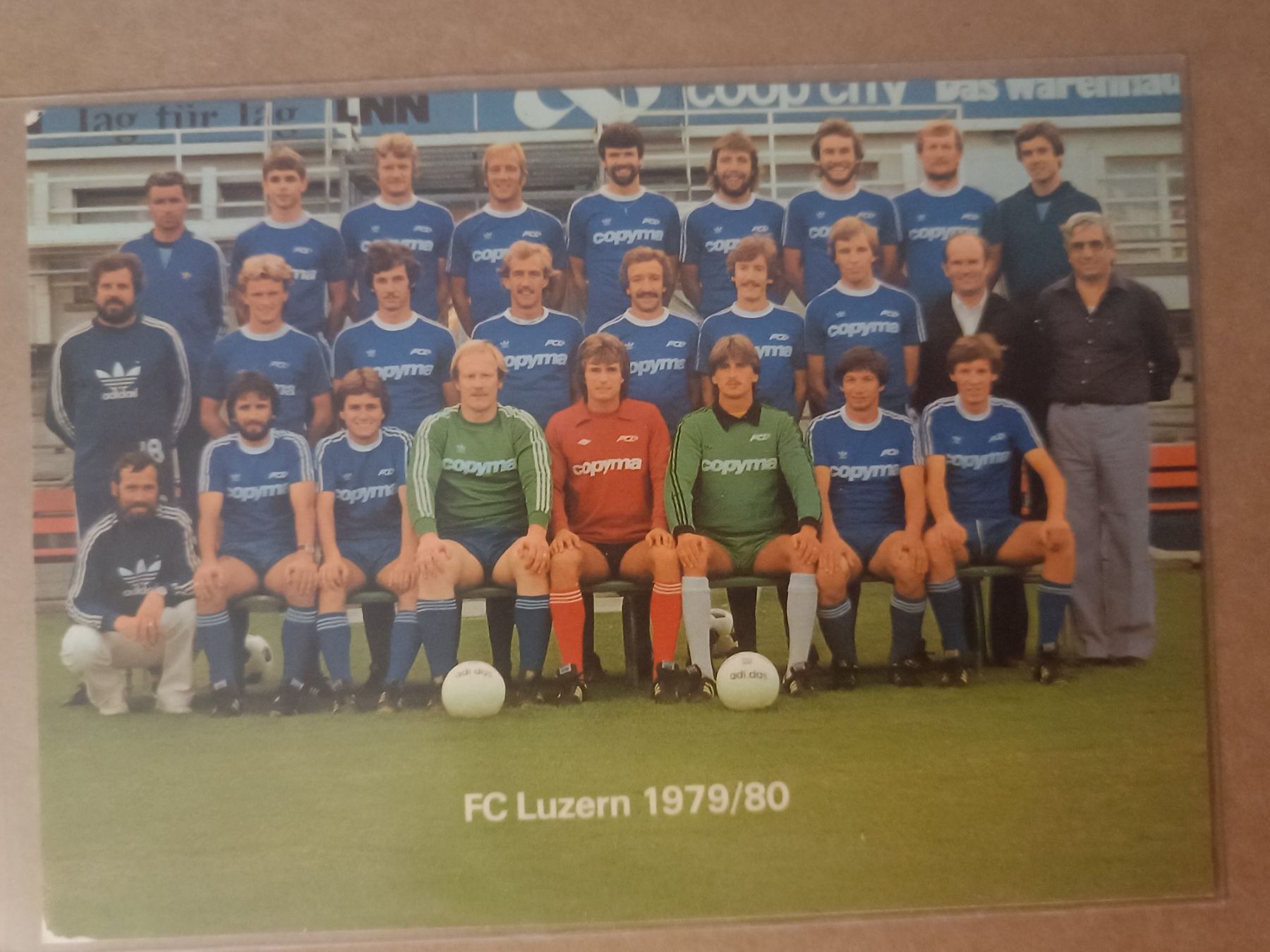 Autogramme: FC Luzern - Saison 1979/80 - handsigniert – Gebraucht aus Menziken von Artographs