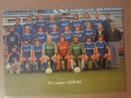 FC Luzern - Saison 1979/80 - handsigniert