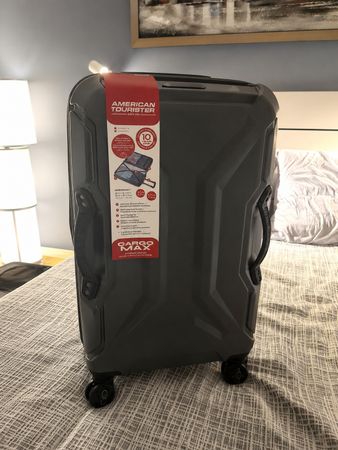 American Tourister Cargo Max – valise rigide – utilisée 1 fo