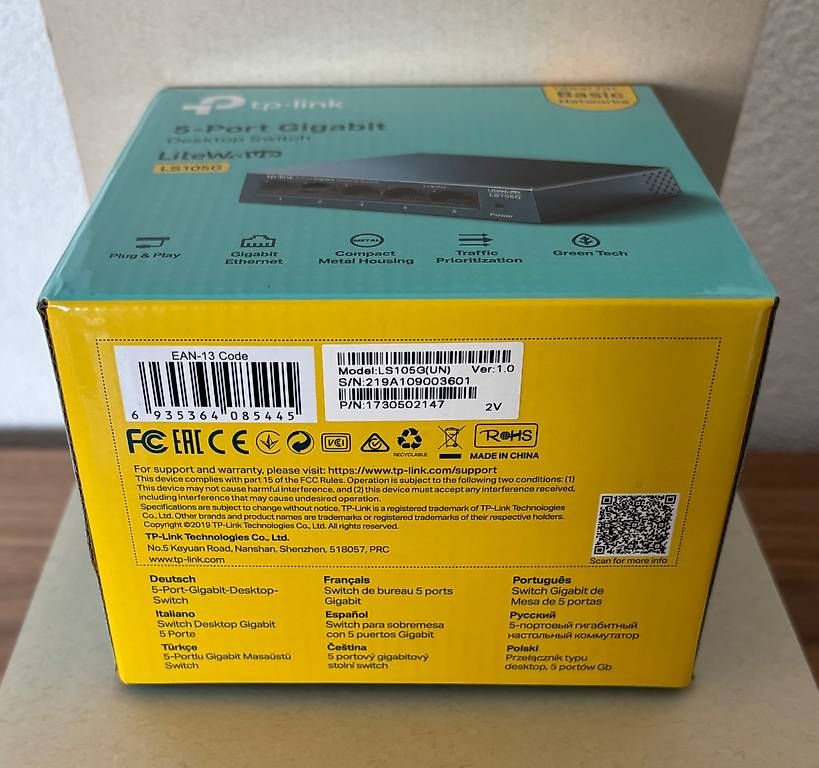 TP-Link Hubs & Switches: TP-Link 5-port – Neu und originalverpackt aus Fortunau (Ayent) von CicciStore 1