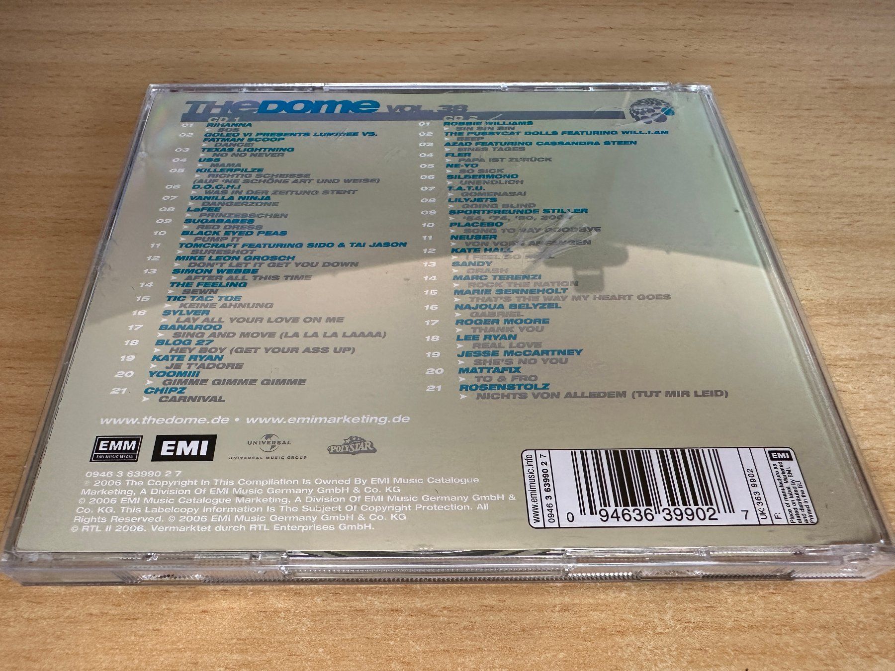 CD: Various – The Dome Vol. 38 - 2 CD – Usato da Rikon im Tösstal venduto da Alpenmutz 1