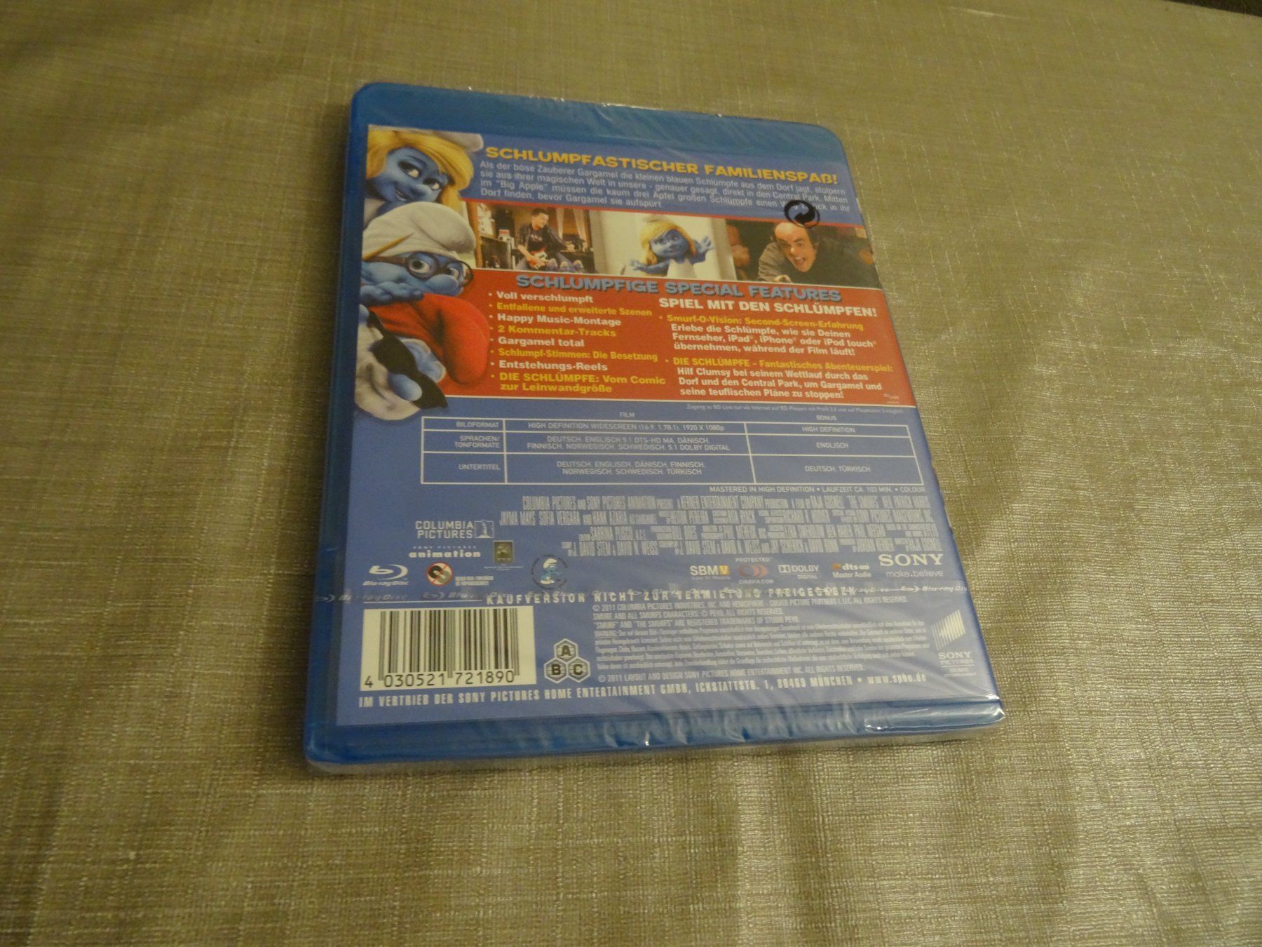 Tutti i DVDs: Die Schlümpfe - NEU IN FOLLIE – Nuovo e nell'imballaggio originale da Olten venduto da Disc-Verkauf 1