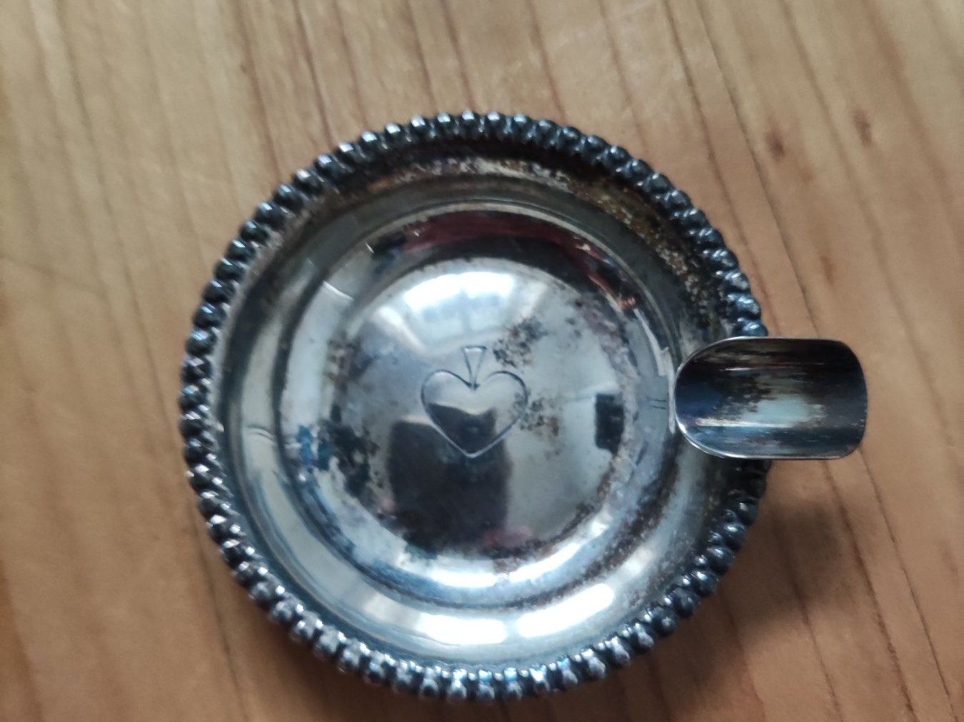Portacenere: Sterling Silber Jass Aschenbecher 5 cm – Usato da Solothurn venduto da Csw1
