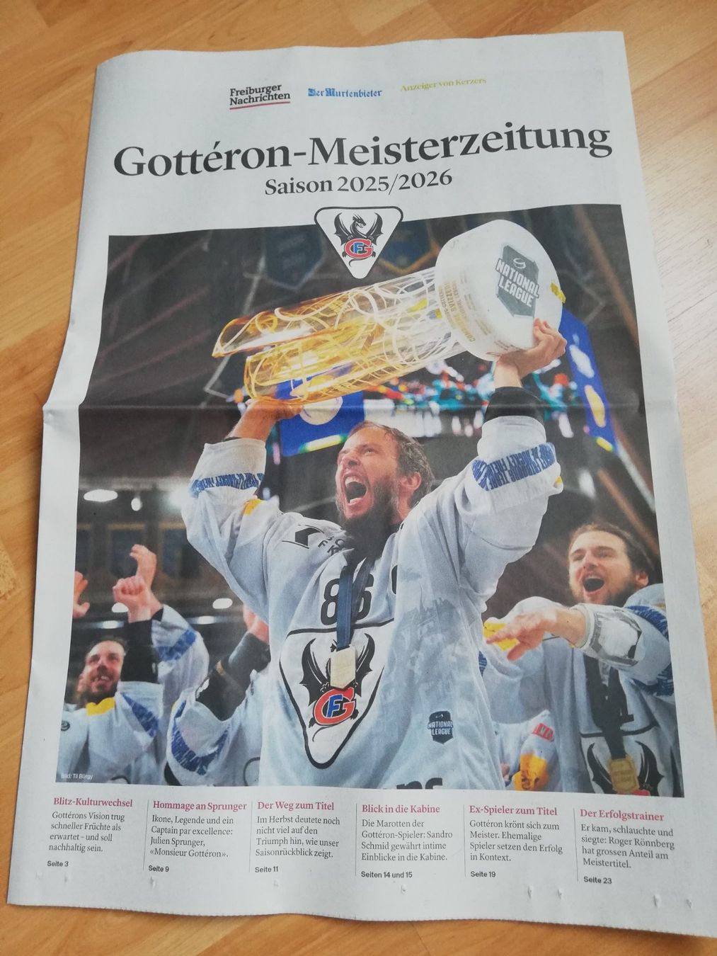 Riviste & Magazine: Gottéron-Meisterzeitung 25/26 – Nuovo e nell'imballaggio originale da Zürich venduto da 25.1212_4.14
