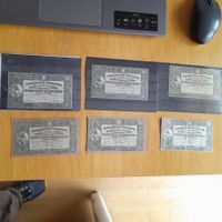 5 Franken Banknoten, 6 Stk.
