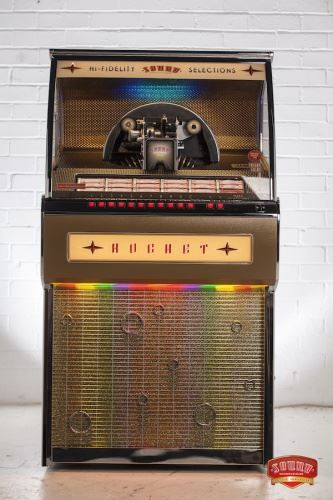 Jukebox: SoundLeisure Rocket  Vinyl medium oak – Usato da Schalunen venduto da schwabspielautomaten 1