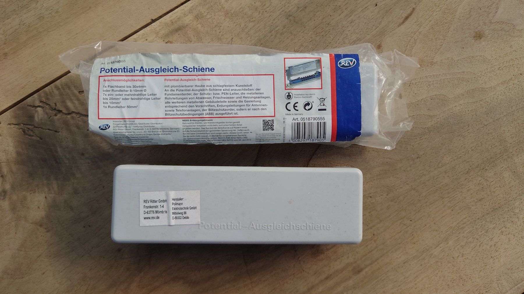 Componenti elettronici: Potentialausgleichsschiene 7 Anschlüsse 2 Stück – Nuovo e nell'imballaggio originale da Wittenbach venduto da Aberanders 3