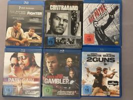 6 x  Mark Wahlberg   Blu Rays