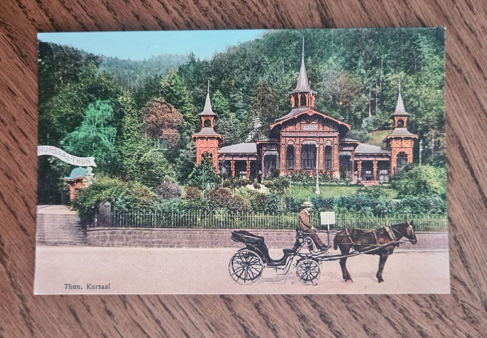 Cartoline postali: Thun Kursaal – Usato da Ebikon venduto da Donar50