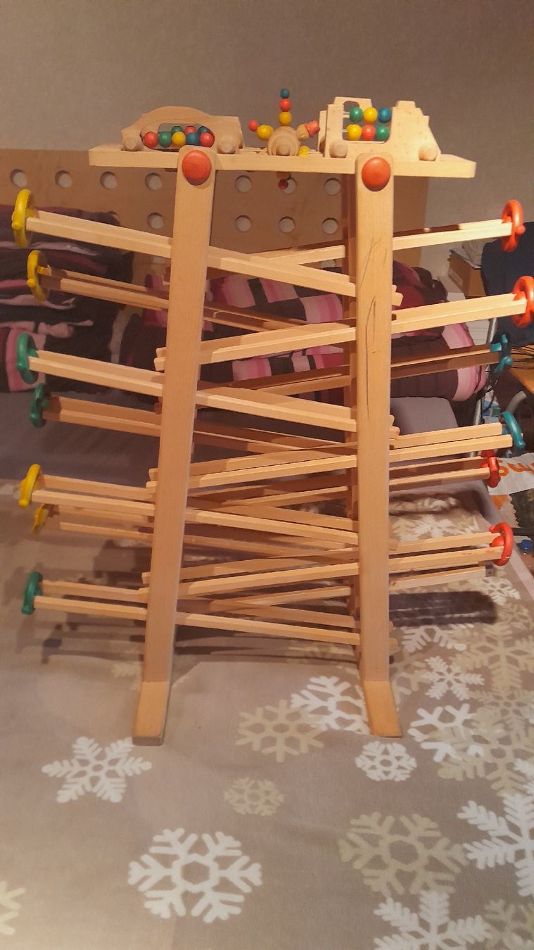 Giochi: Kugelbahn/Rollbahn aus Holz – Usato da Sumiswald venduto da Rotmy