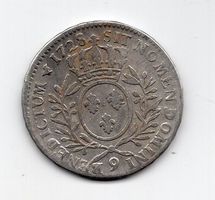 (333) Frankreich, ½ Ecu, 1728, ss
