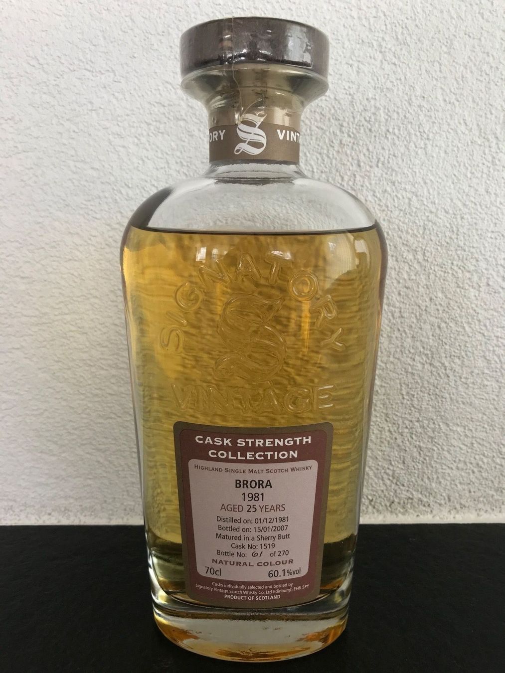 Brora Spirituosen: Brora 1981 / 25 Years 60.1% vol. – Neu und originalverpackt aus Utzigen von Lavendel1975