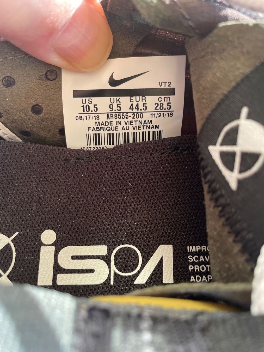 Nike Scarpe da uomo: Nike React Vision Herren Sneaker Gr. 44,5 Top! – Nuovo (secondo la descrizione) da Zürich venduto da Dmbz 6