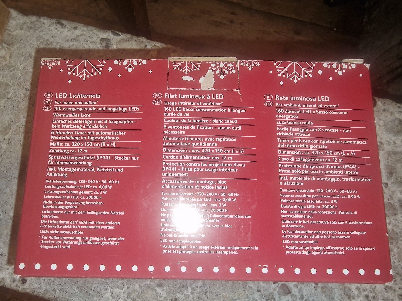 Lichterketten & Leisten: Melinera LED-Lichternetz – Neu (gemäss Beschreibung) aus Münsingen von Hippikoch 1
