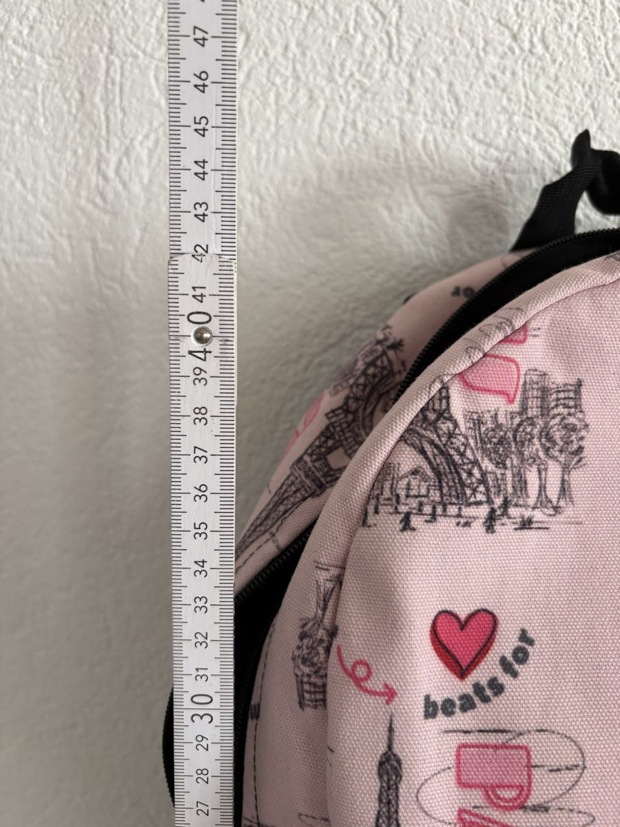 Rucksäcke: Rucksack rosa mit Paris Motiv – Gebraucht aus Bülach von kittygismo 2