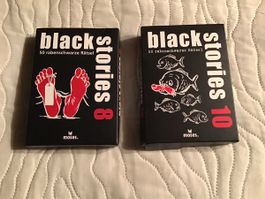Black Stories 8 & 10 Kartenspiel - Raten mörderische Rätsel