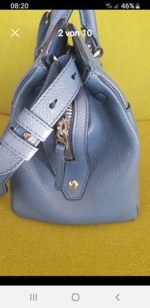 Sehr modische  Tod's Sella Handtasche hellblau